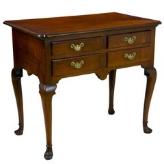 Antique Queen Anne Lowboy/ Dressing Table, Delaware River Valley, PA or NJ, circa 1750