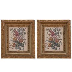 18th Century French Petite Floral Painting