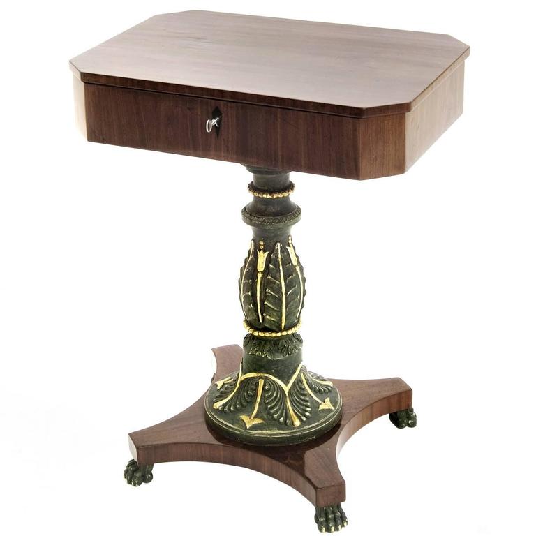 Empire Sewing Table, North German, circa 1800 For Sale at 1stdibs