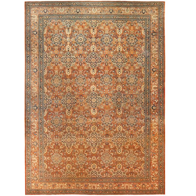 Persian Tabriz rug, ca. 1880, offered by Nazmiyal