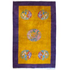 Wonderful Early 20th Century Chinese Deco Rug