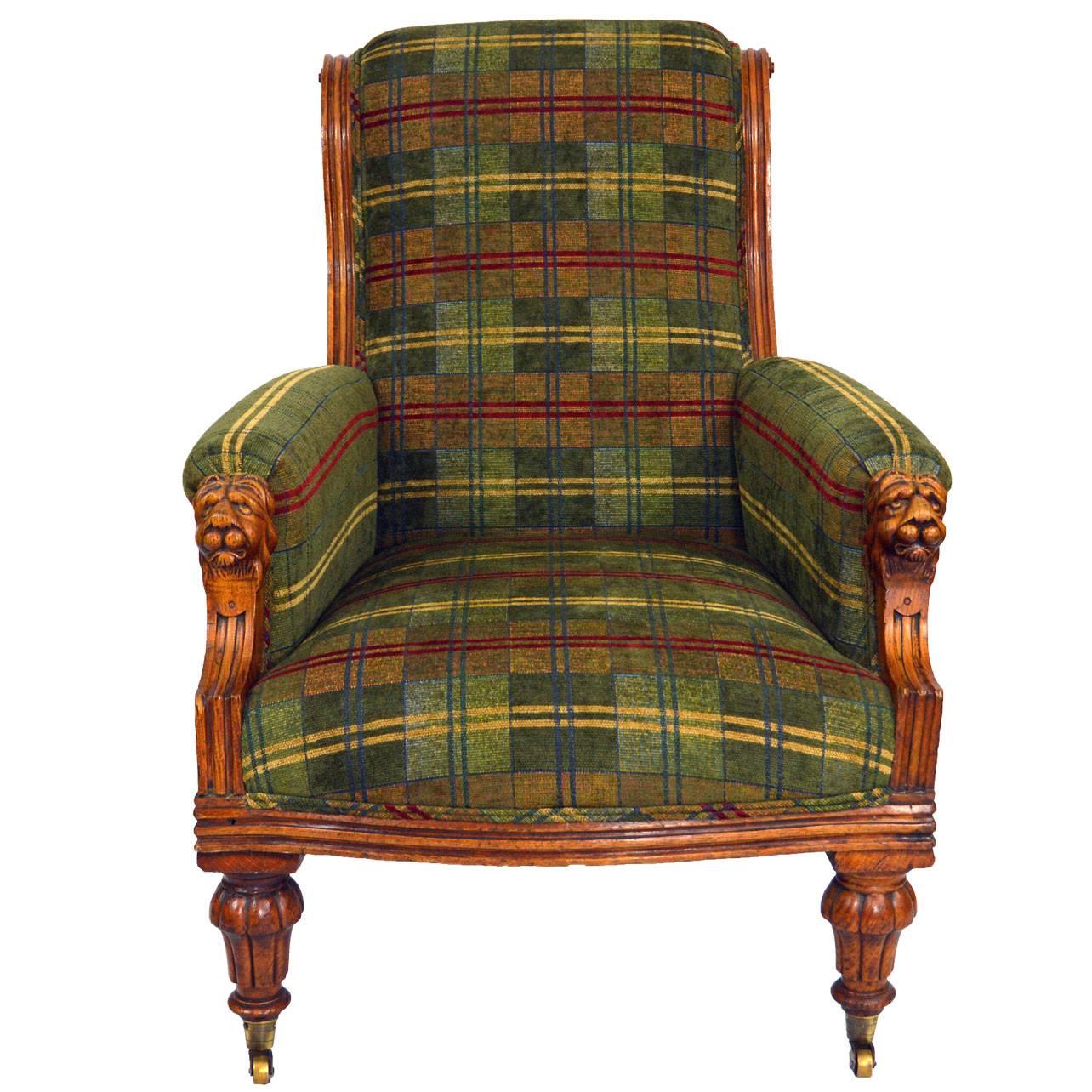 20th Century Edwardian Style Armchair in Ash For Sale