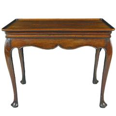 19th Century Queen Anne Revival Style Tea Table in Mahogany