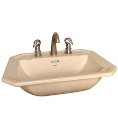 Sink with Vintage French Empire Style Swan Taps 9