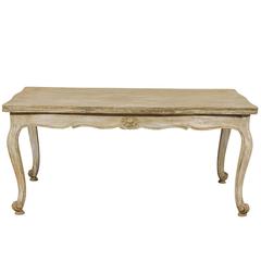 french dining table with pull-out leaves, circa 1930s for sale at french dining table with pull-out leaves, circa 1930s for sale at