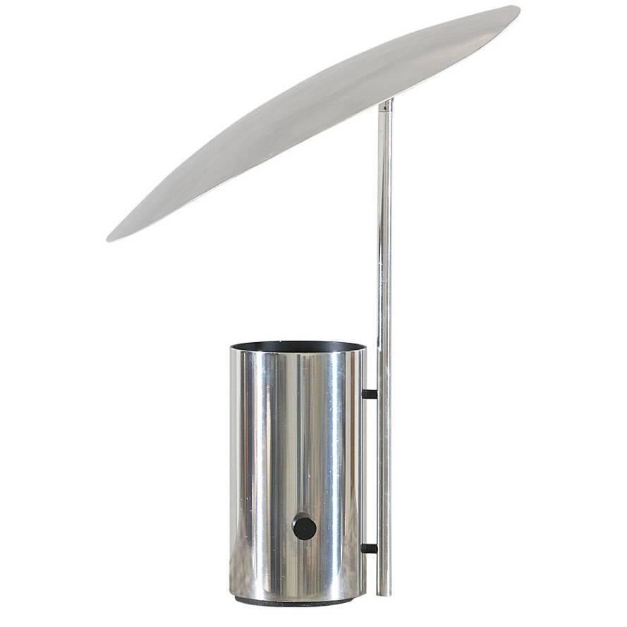 George Nelson “Half-Nelson” Chrome Reflector Lamp for Koch and Lowy