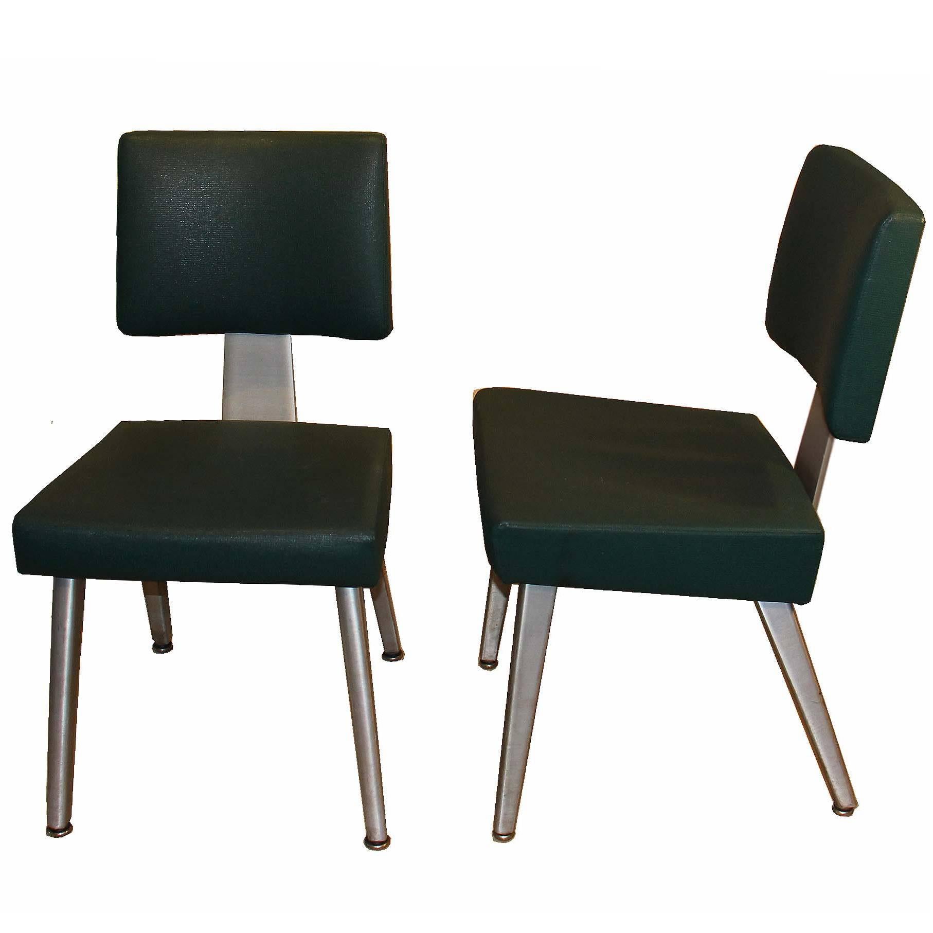 Pair of Mid-Century Good Form Aluminum Chairs