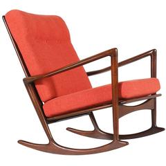 Ib Kofod Larsen Rocking Chair by Selig 9