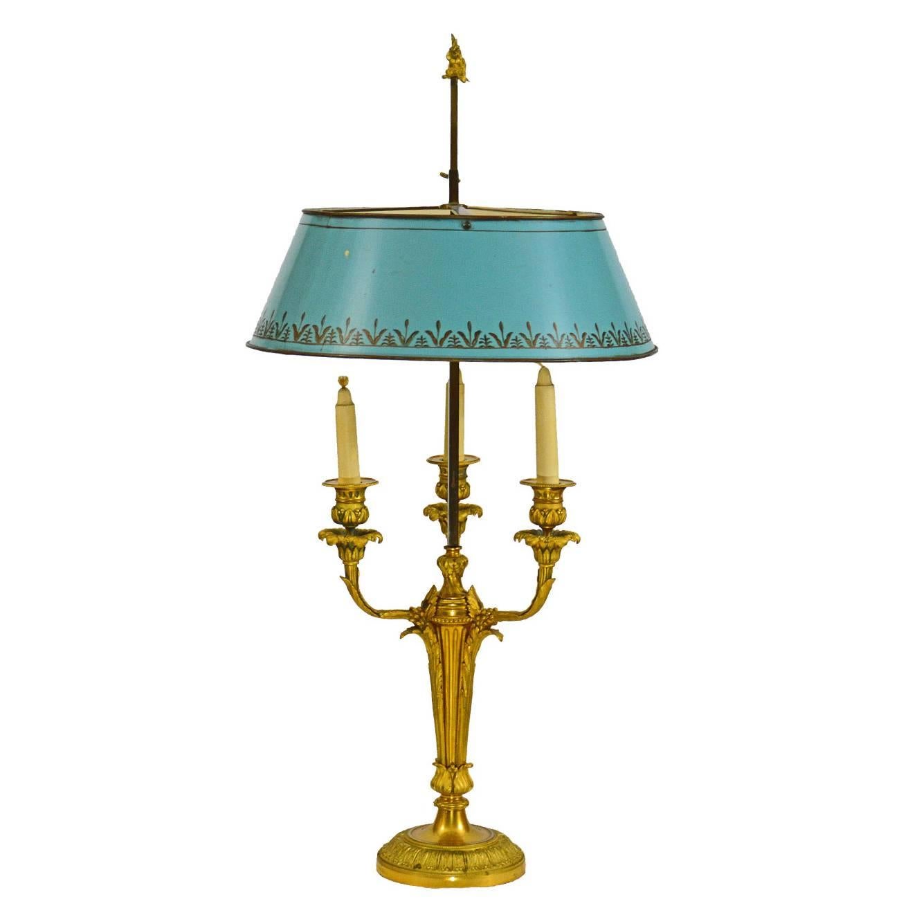 20th Century Empire Style Bouillotte Lamp For Sale
