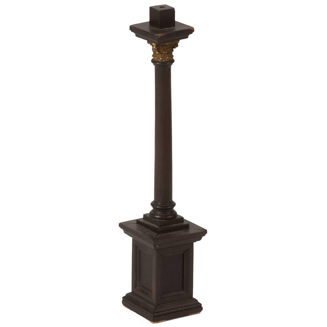 Late 19th Century Wooden Column Model from France