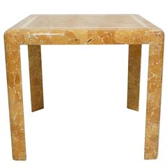 1960s Game Table Made of Horn Inlay by Enrique Garcel 2