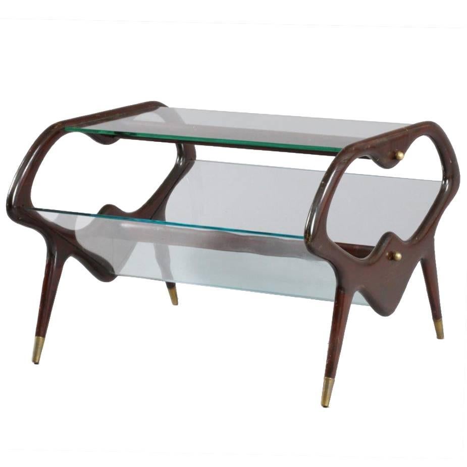 Charming Coffee Table Designed Cesare Lacca, Italy, 1950 For Sale