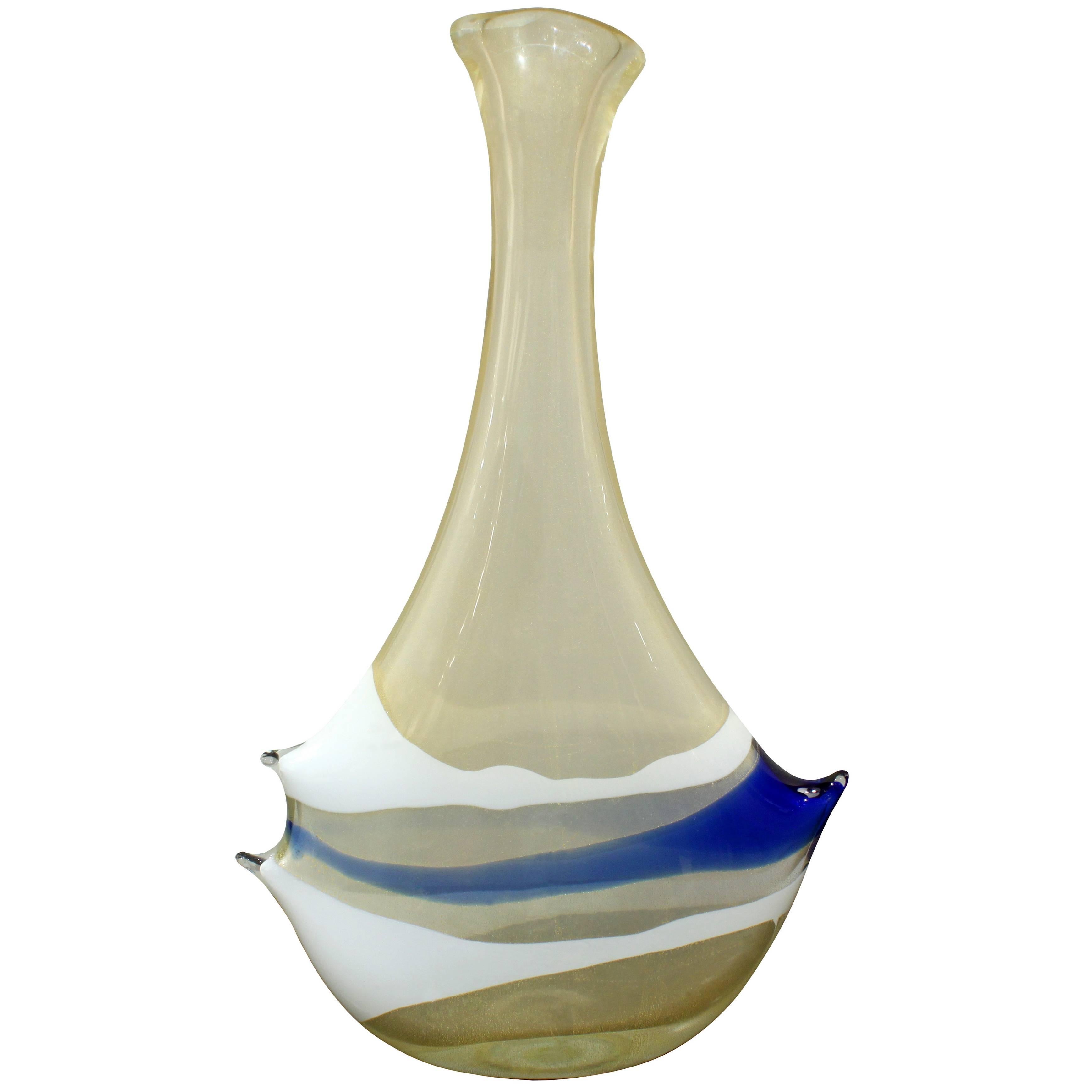 Exceptional Handblown "Bands" Vase by Anzolo Fuga for A.V.E.M 1956-60