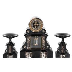 French Napoleon III Clock with Original Mercury Pendulum