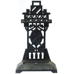 Robbins & Co attributed to Henry Jeckyll An Anglo-Japanese Cast Iron Stick Stand