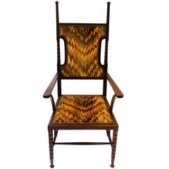 Arts and Crafts Mahogany Armchair Attributed to Liberty and Co. 5