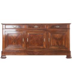 French, 19th Century Walnut Louis Philippe Enfilade