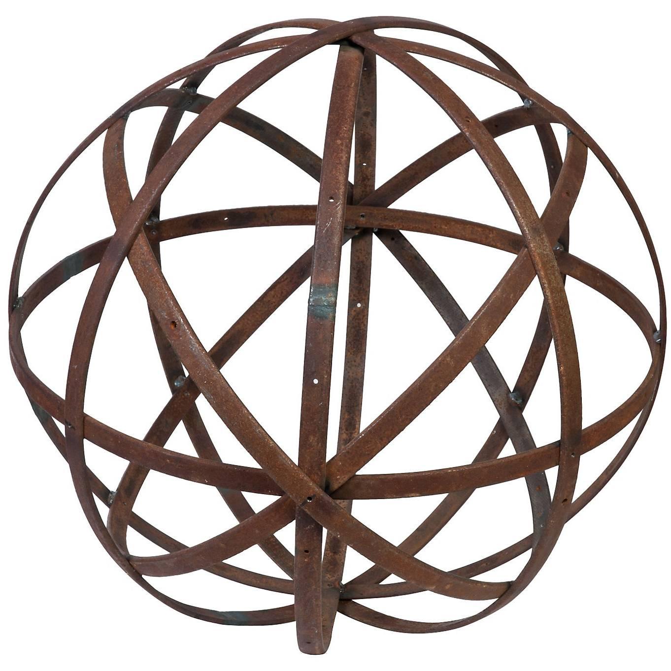 Small Steel Sphere For Sale