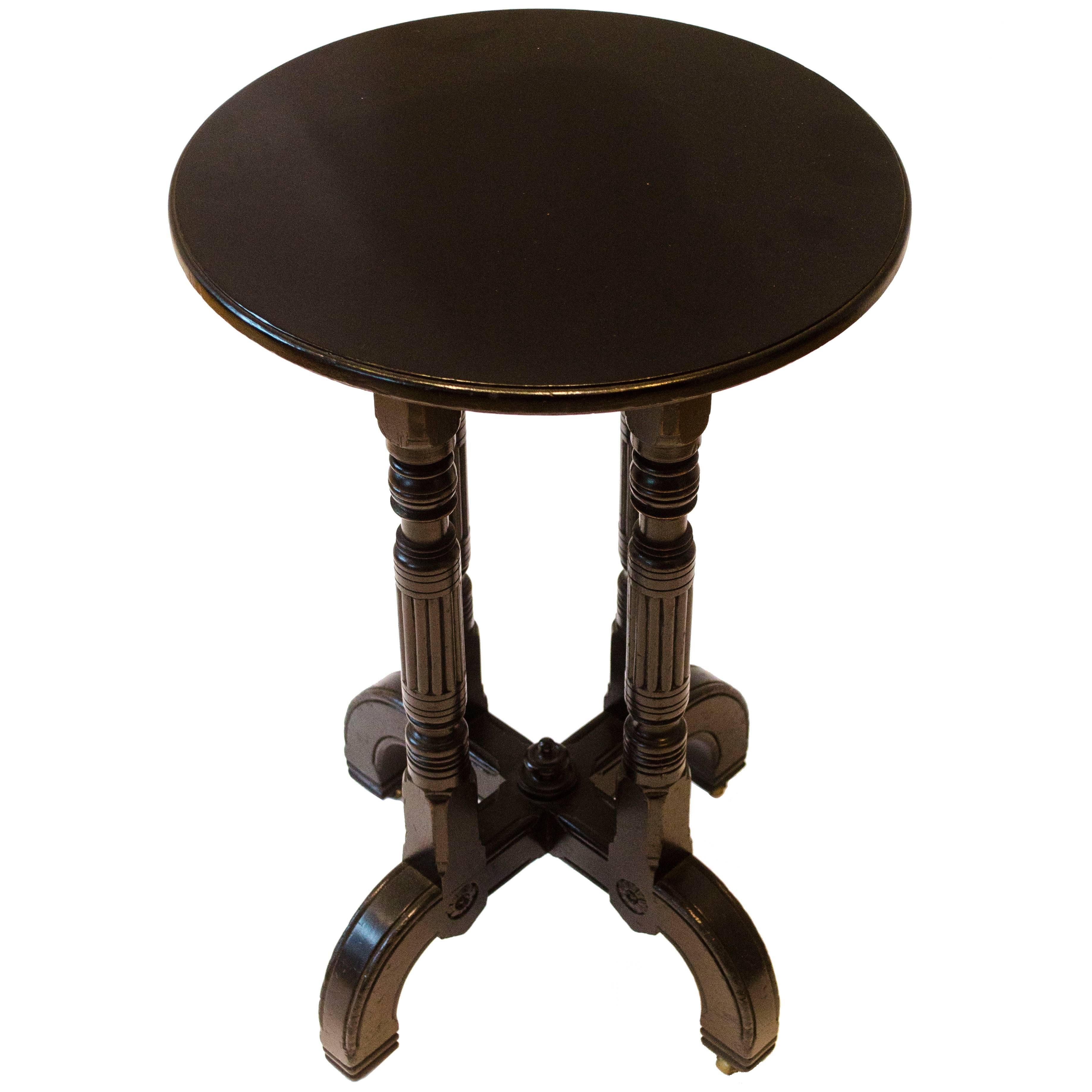 Bruce Talbert attri, for Gillows & Co. An Aesthetic Movement Circular Wine Table