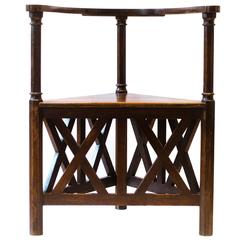 Exceptional Arts and Crafts Oak Corner Armchair by J Hoffmann 2
