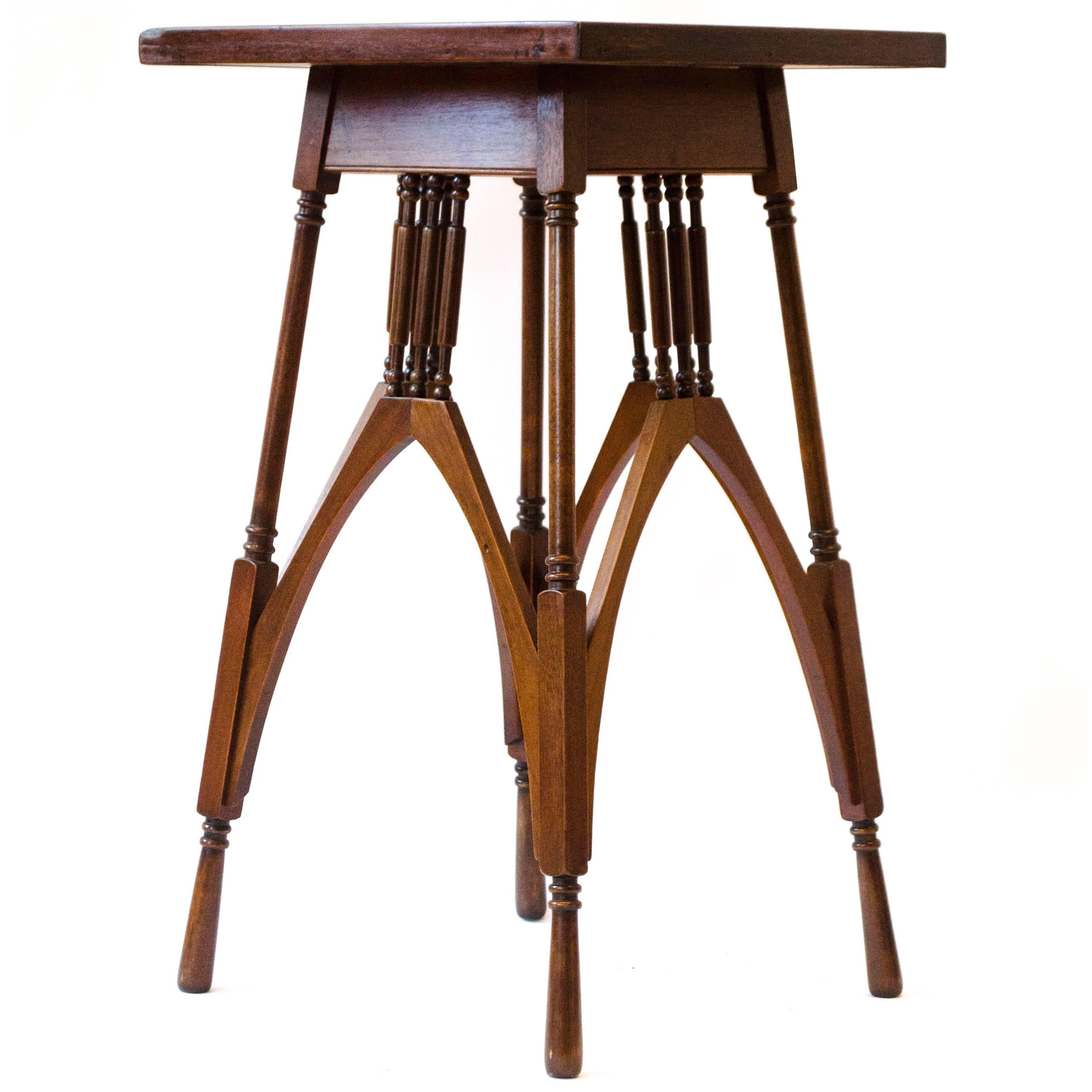  M H Baillie Scott for The Guild Of Handicraft A Rosewood & Mahogany Side Table For Sale