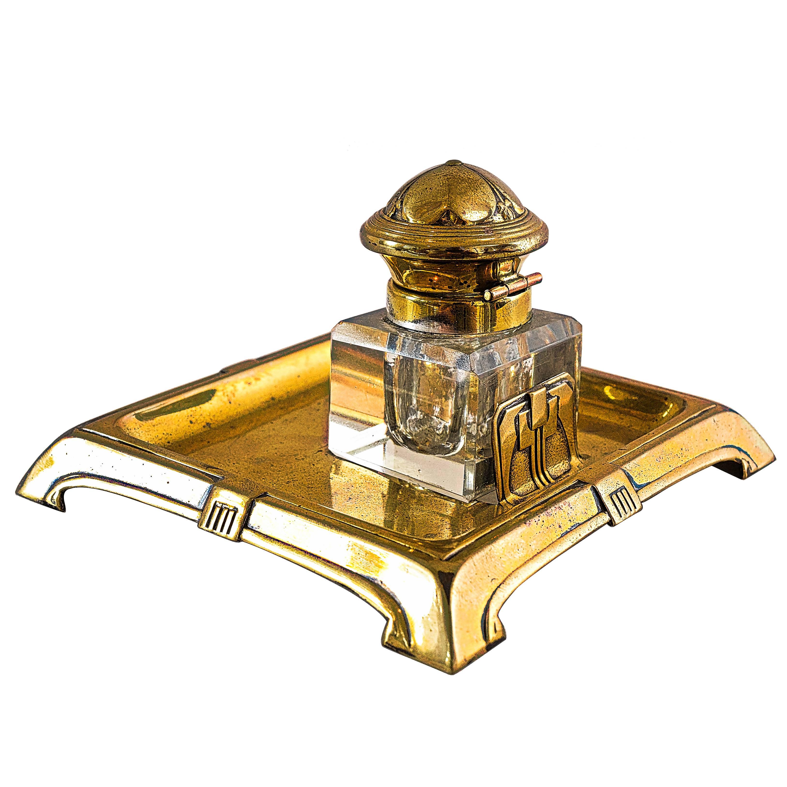 Jugendstil Inkwell, circa 1910s