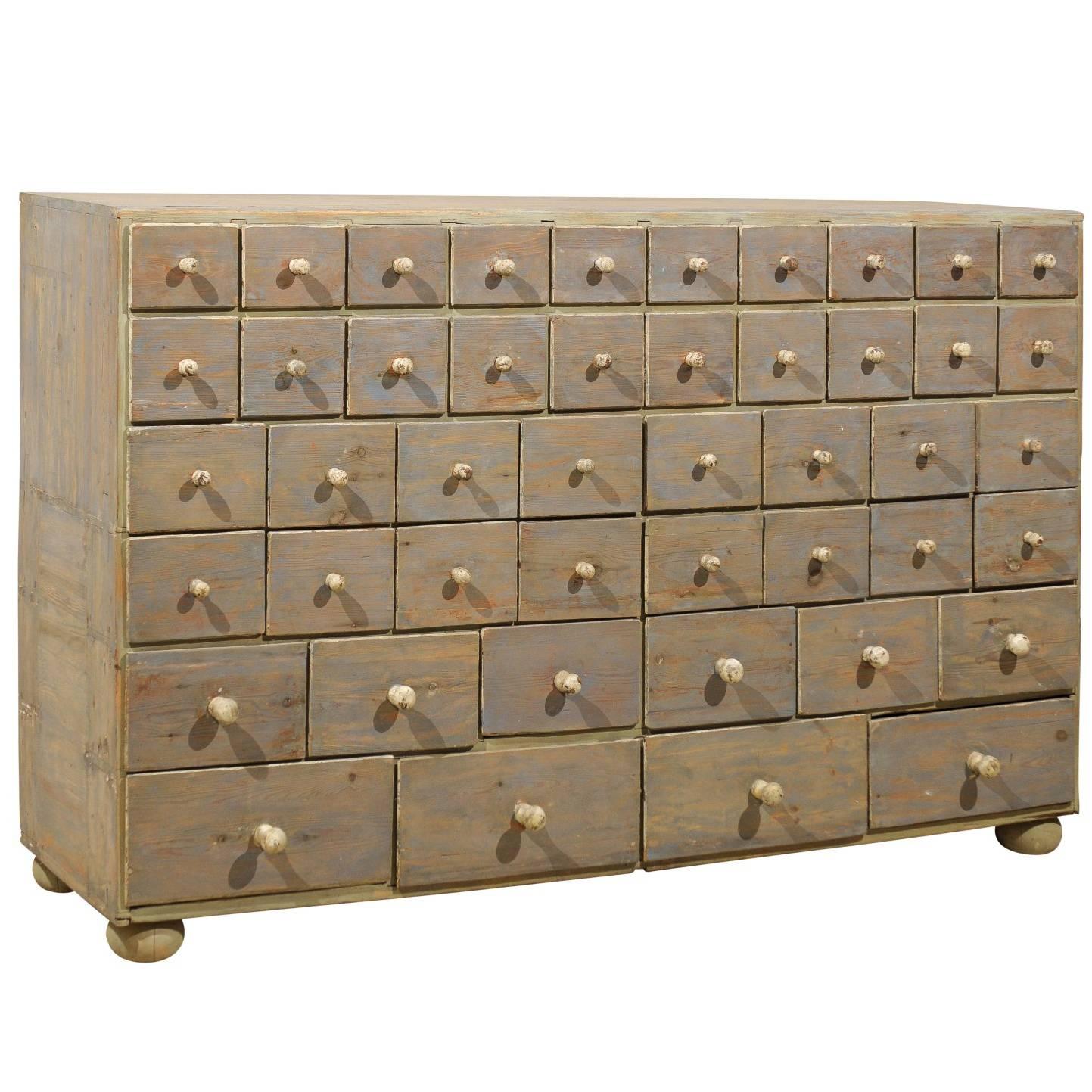 Swedish Apothecary Chest from the 19th Century