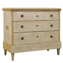 Swedish Period Gustavian Four-Drawer Chest from the 19th Century