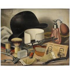 Still Life Painting of Men's Grooming Items by Charles Cerny 11