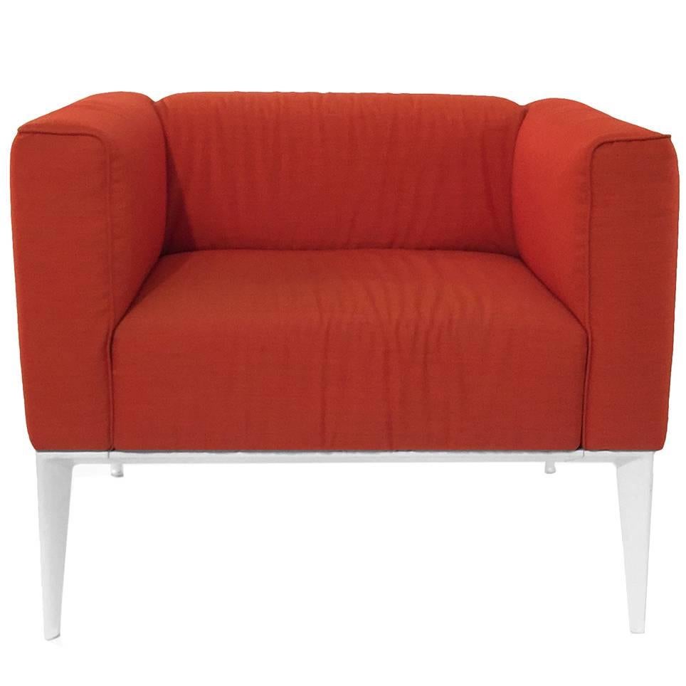 Red Sean Armchair by Jean-Marie Massaud for Arper, Italy Modern For Sale