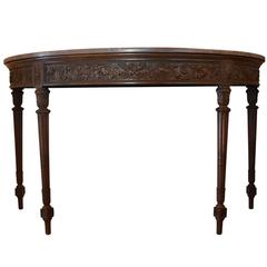 19th Century Louis XVI Style Marble-Top Console