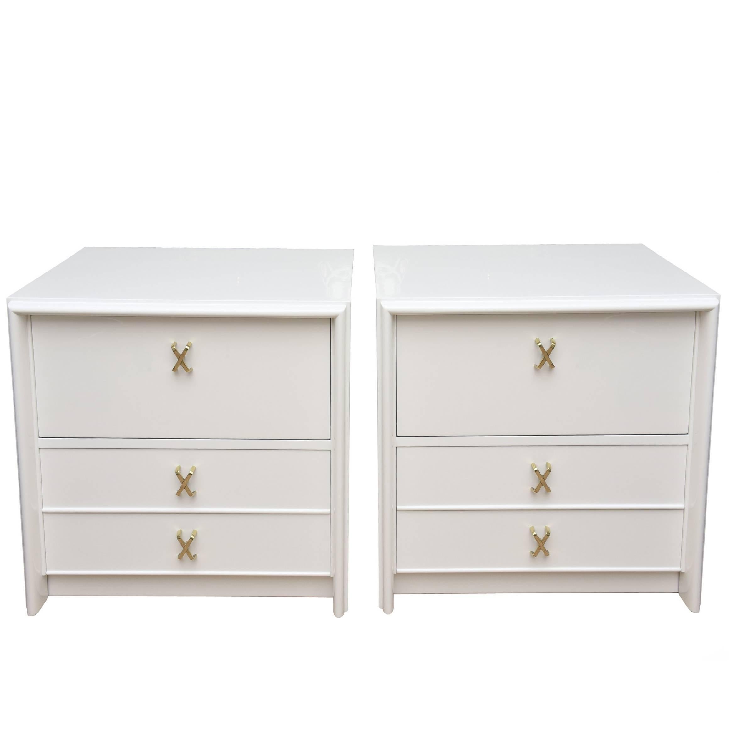 Pair of Paul Frankl Mid-Century Iconic Nightstands
