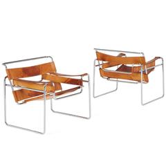 Vintage Wassily Chairs by Marcel Breuer for Knoll International, circa 1970