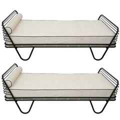 Pair of Kyoto Daybeds by Mathieu Matégot