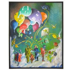 Colorful Whimsical Figurative Painting 12