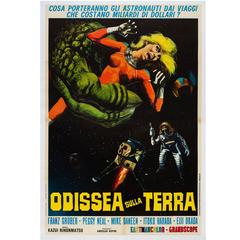 Vintage X from Outer Space Original Italian 2-Foglio Film Poster, 1969