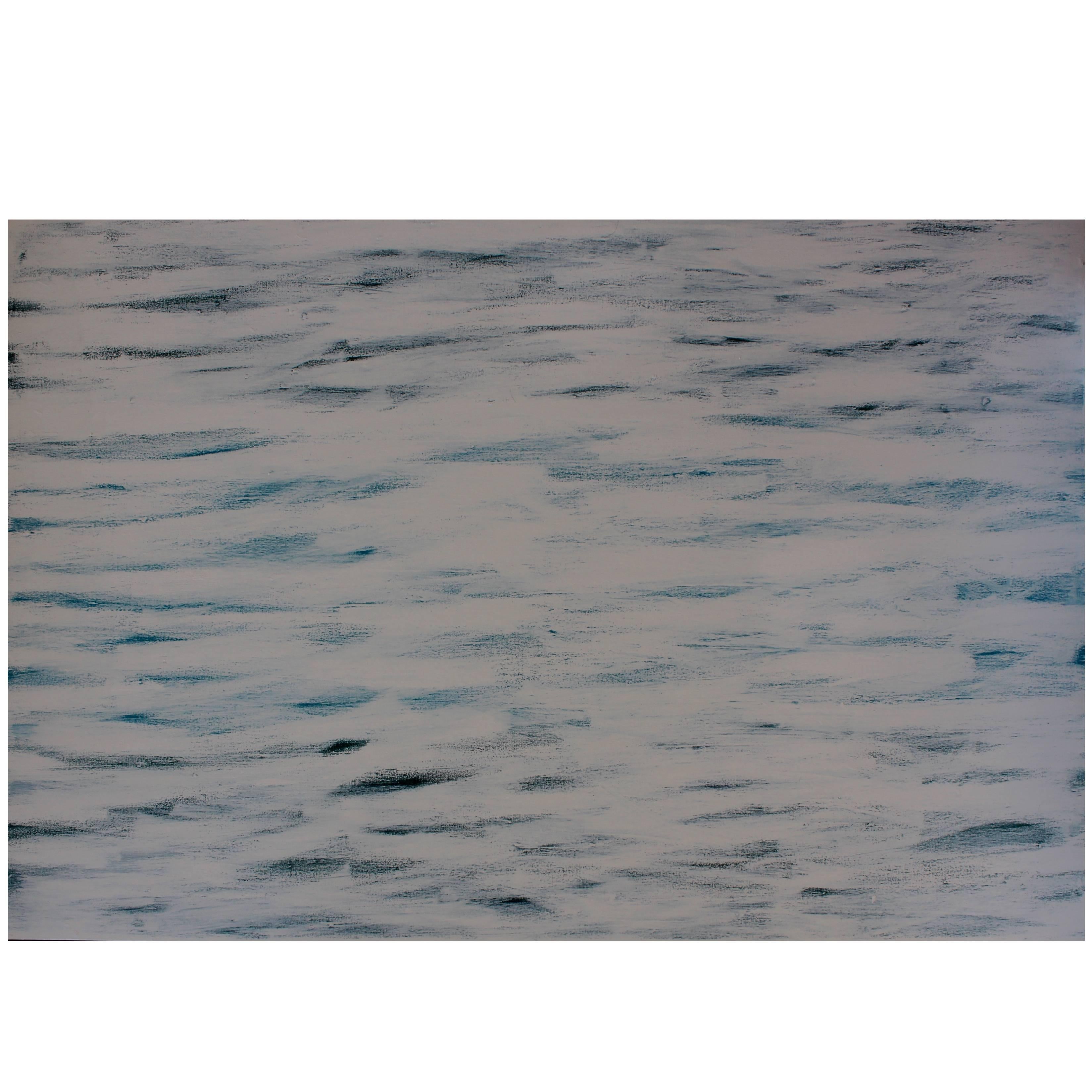 'Where Deer Swim II' Oil on Canvas For Sale
