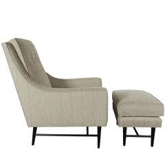 Harvey Probber Lounge Chair and Ottoman 11