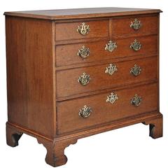 18th Century English Oak Chest of Drawers