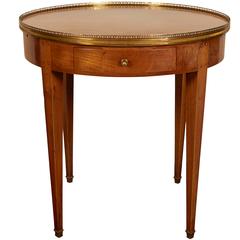 Antique French Walnut Bouillotte Table
