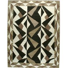 Modern Persian Flat-Weave Kilim Style Rug 1