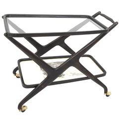 Retro Bar Cart Ascribable to Ico Parisi, Italy, 1950s