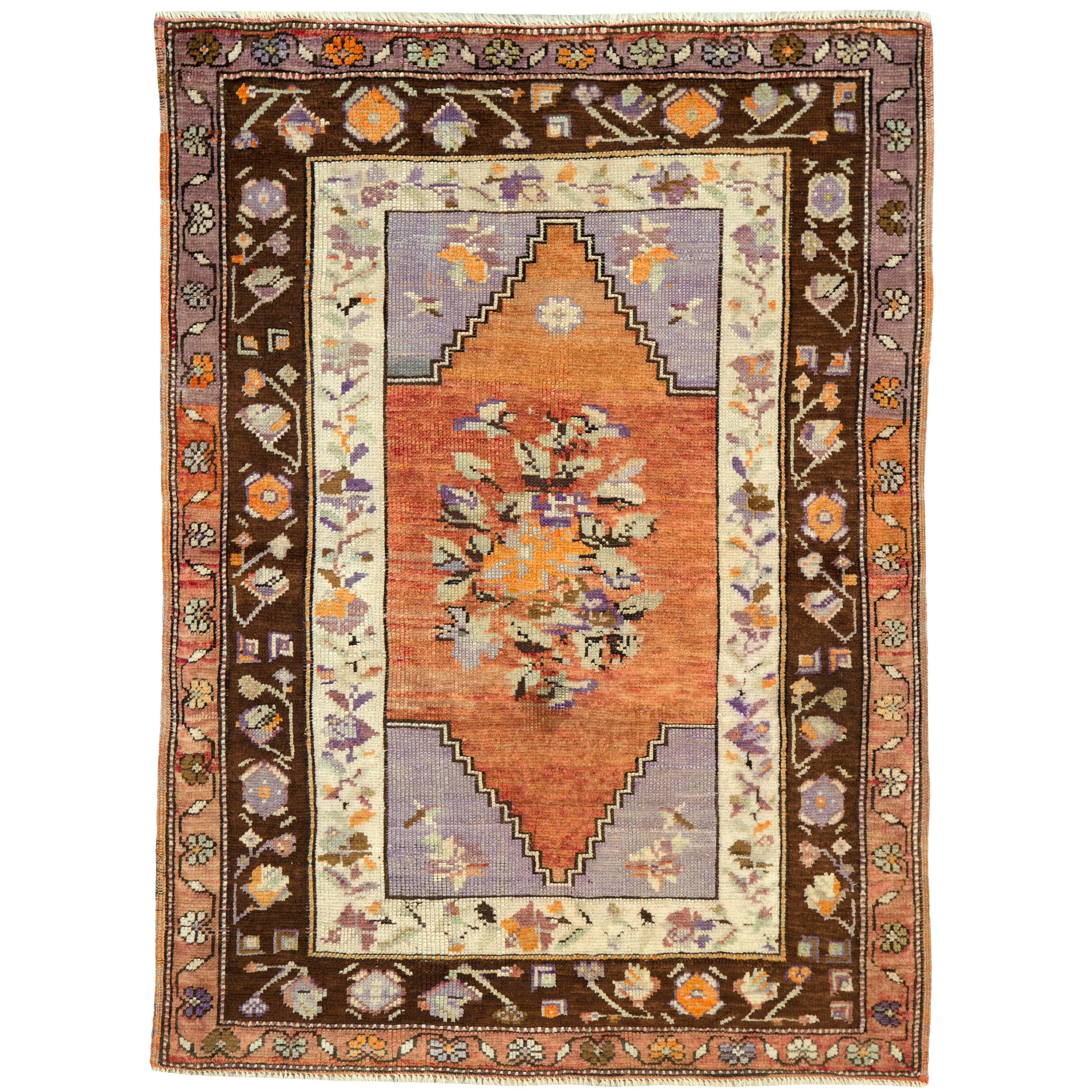 Vintage Turkish Anatolian Rug For Sale