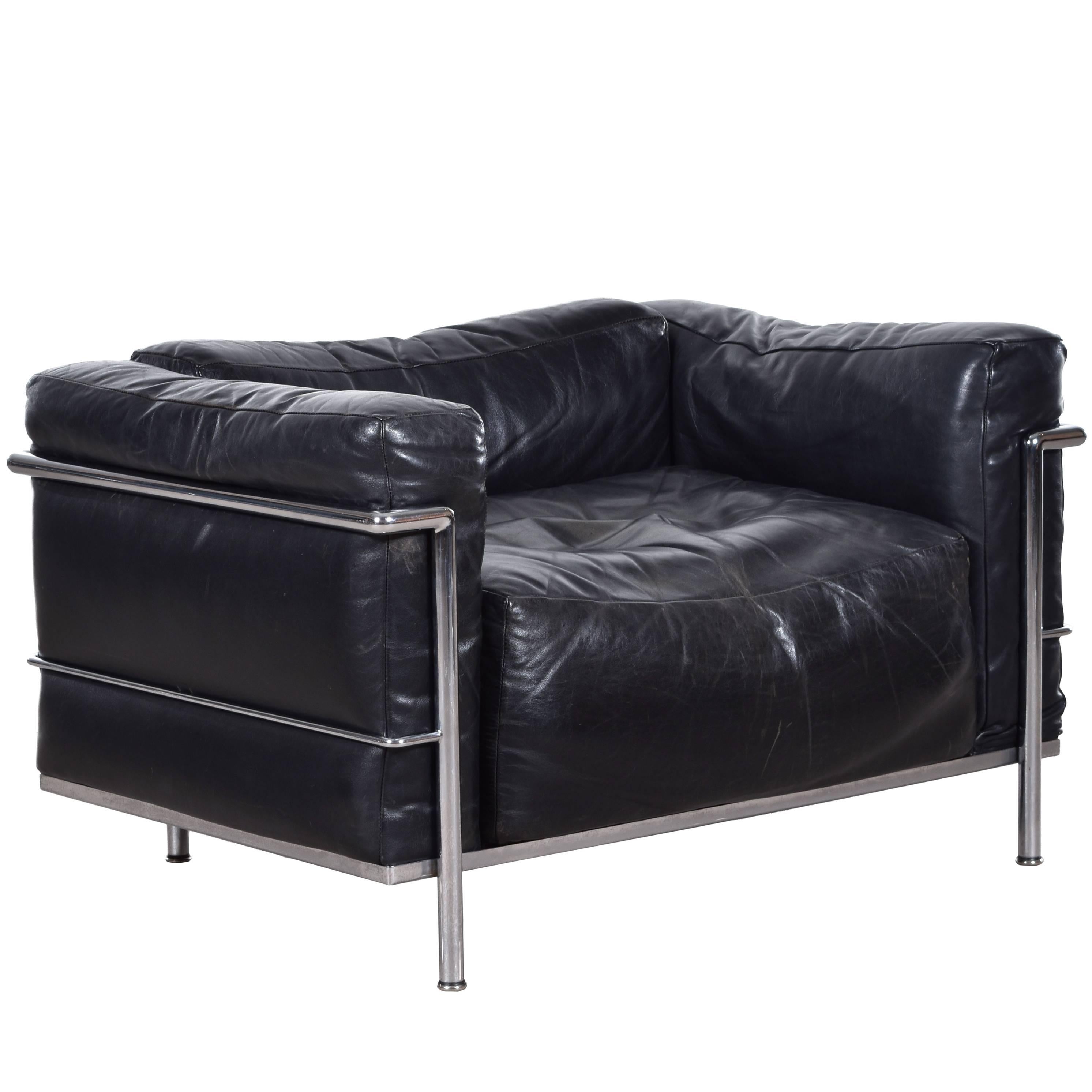 Le Corbusier LC3 Club Chair for Cassina