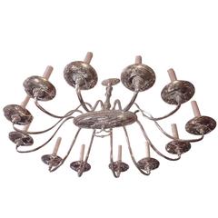 Neoclassic Style Oval Chandelier 8