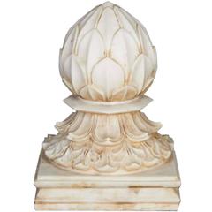 Large White Marble Carpet Weight from India 2