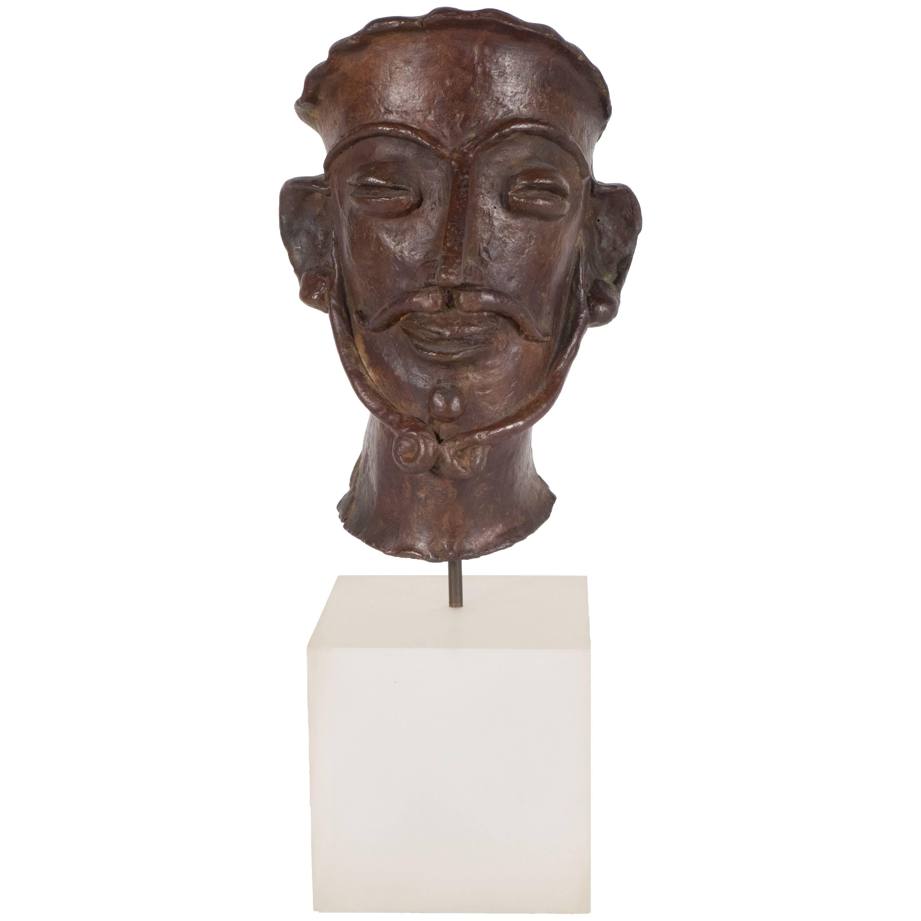 Andre Derain L'Homme aux Favoris Bronze Stamped and Numbered 10/15