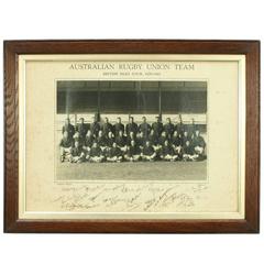 Wallabies Rugby Team Photo 1939 - 1940