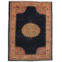 Late 19th Century Used Persian Sultanabad Rug with Modern Jacobean Style
