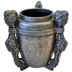 Mogens Ballin Teacher of George Jensen Pewter Champagne Bucket, Denmark 1890s